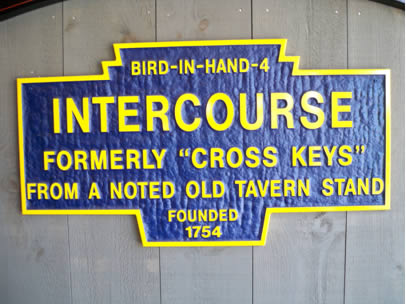 Intercourse sign