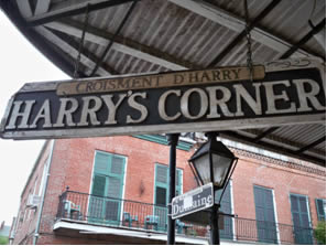 Store sign in French Quarter