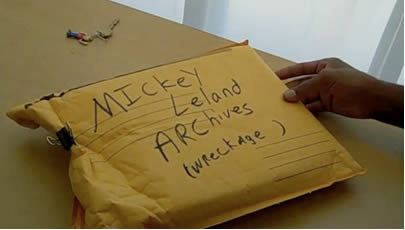 Envelope containing Mickey Leland personal effects